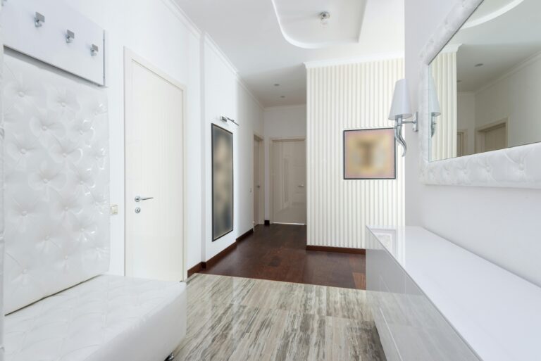 Clean modern facility hallway representing high indoor air quality and advanced air purification systems for healthy environments.